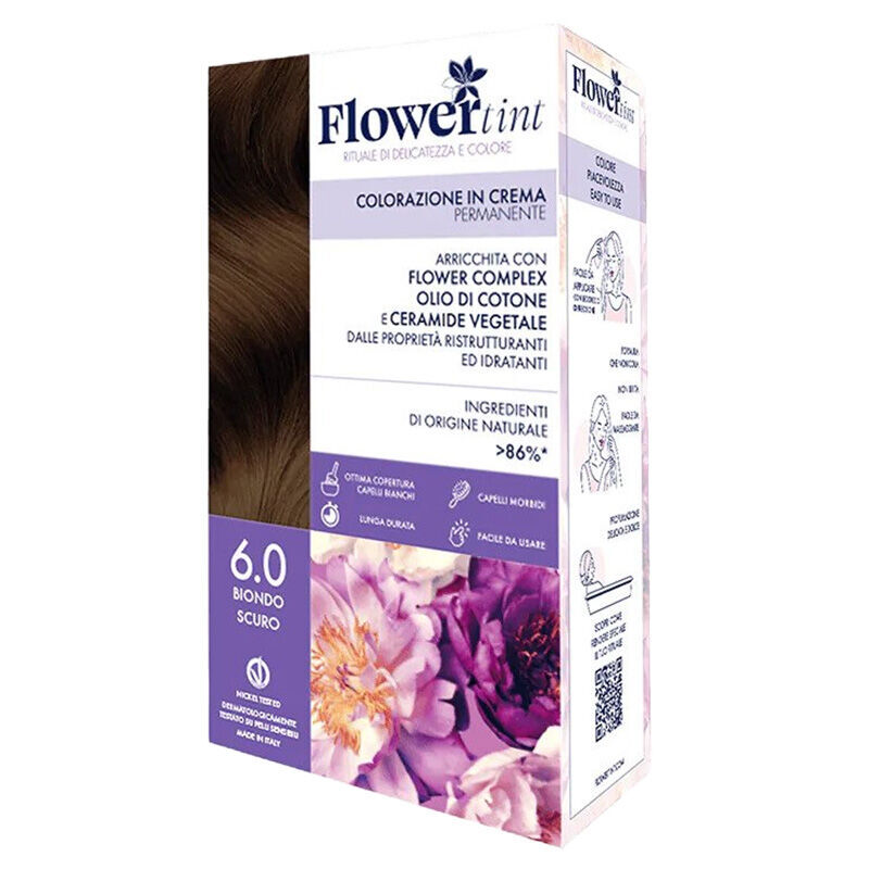 Flowertint Colorazione In Crema Hair Coloring Kit 6.0 dark Blonde