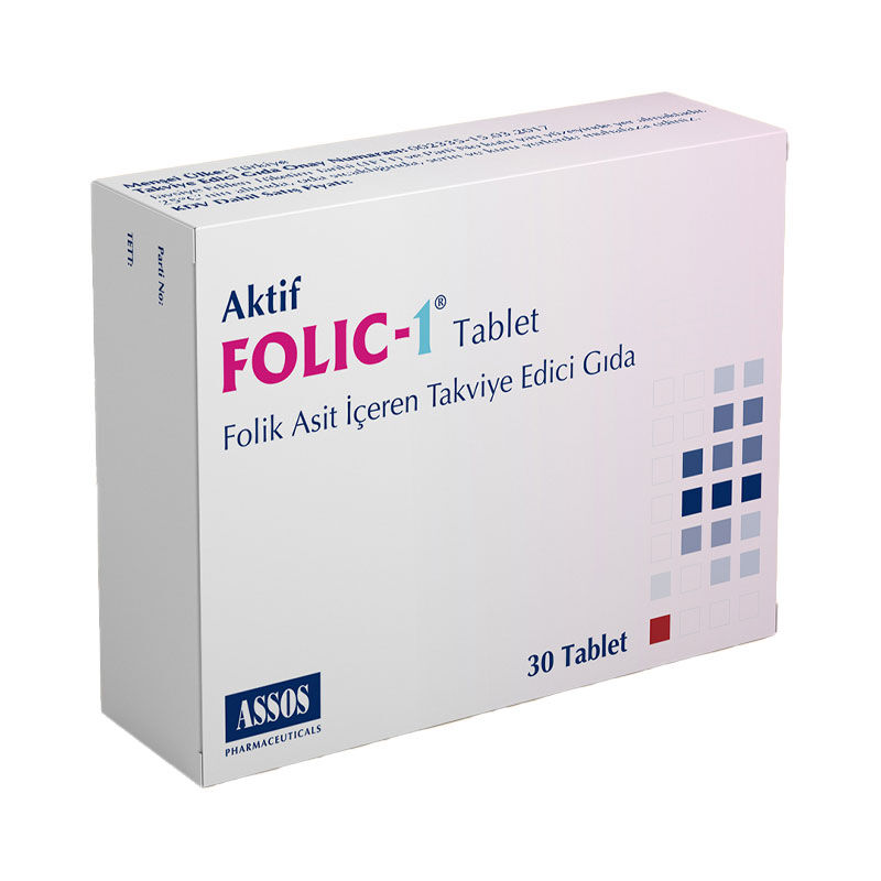 Assos İlaç Folic-1 30 tablet