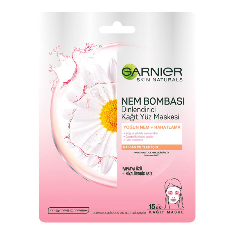 Garnier Moisture Bomb Relaxing Paper Face Mask 28 gr