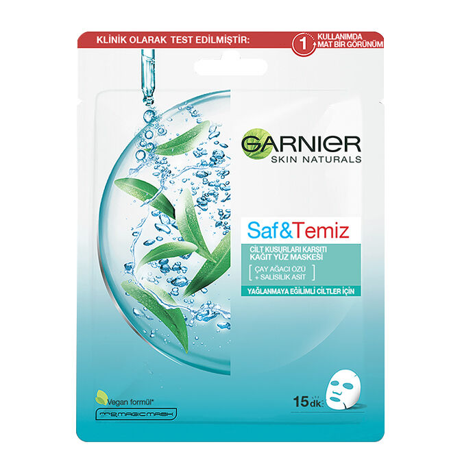 Garnier Pure And Clean Sheet Face Mask 23 gr