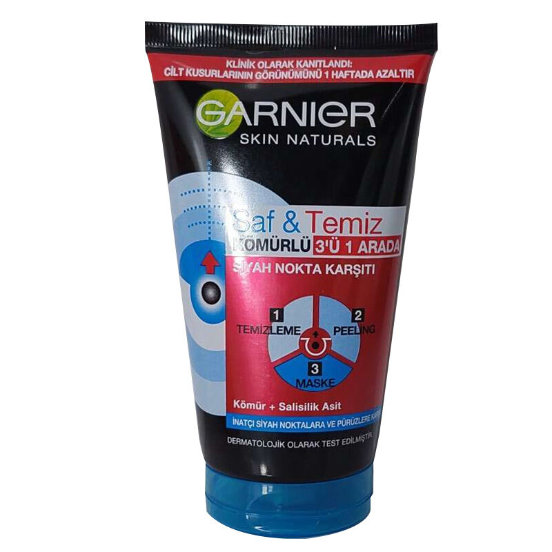 Garnier Pure & Clean Anti-blackhead Charcoal Peeling 150 ml