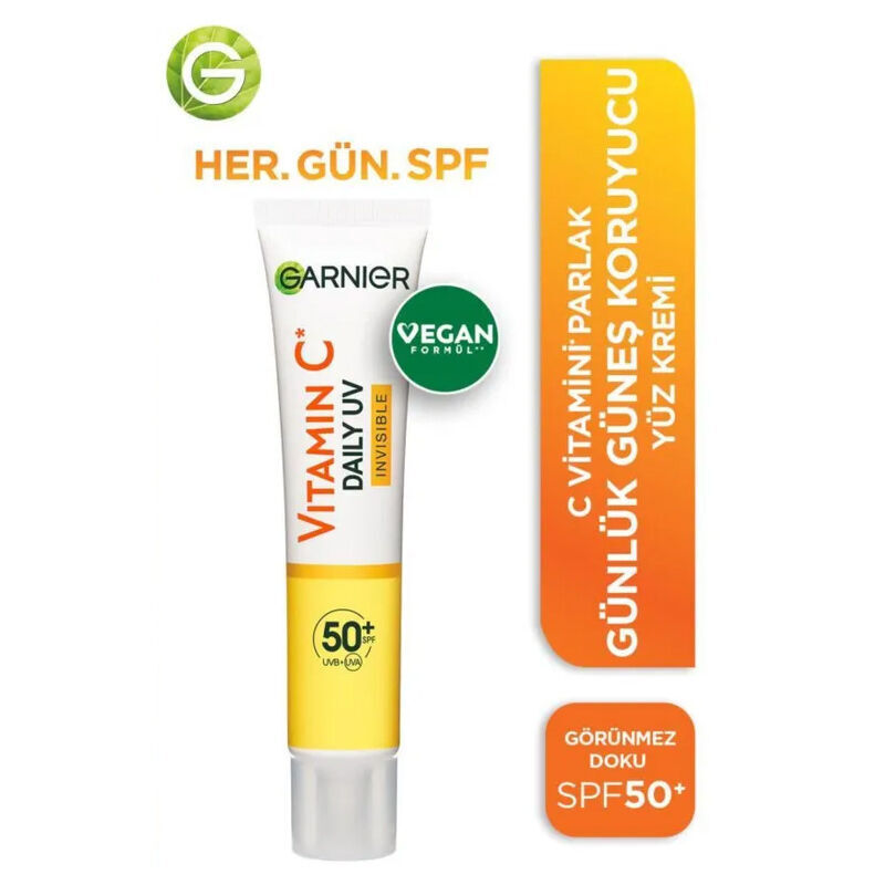 Защитите и осветлите кожу: Garnier Vitamin C SPF 50