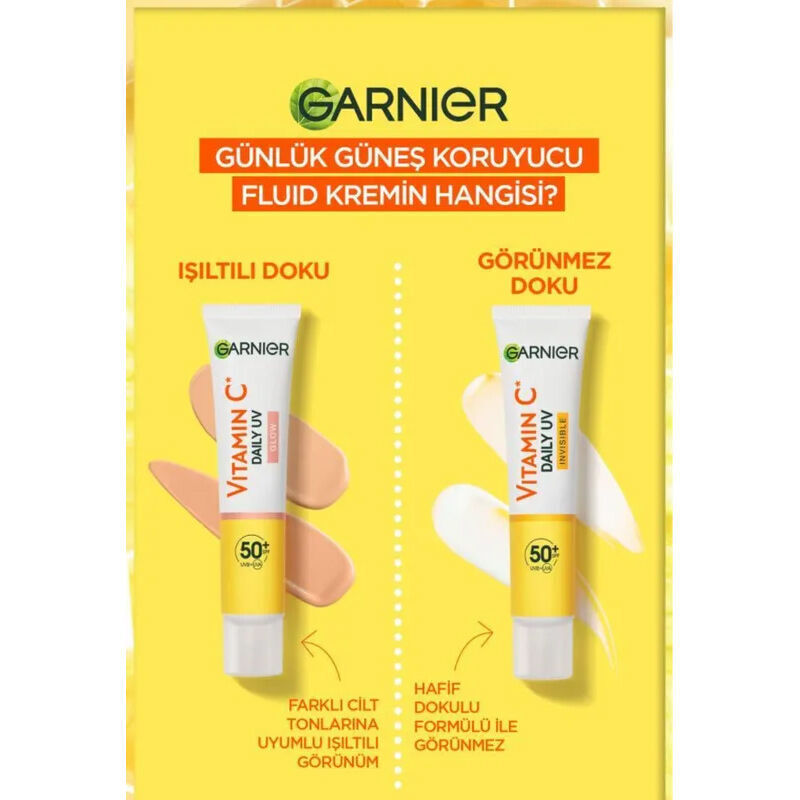 Защитите и осветлите кожу: Garnier Vitamin C SPF 50