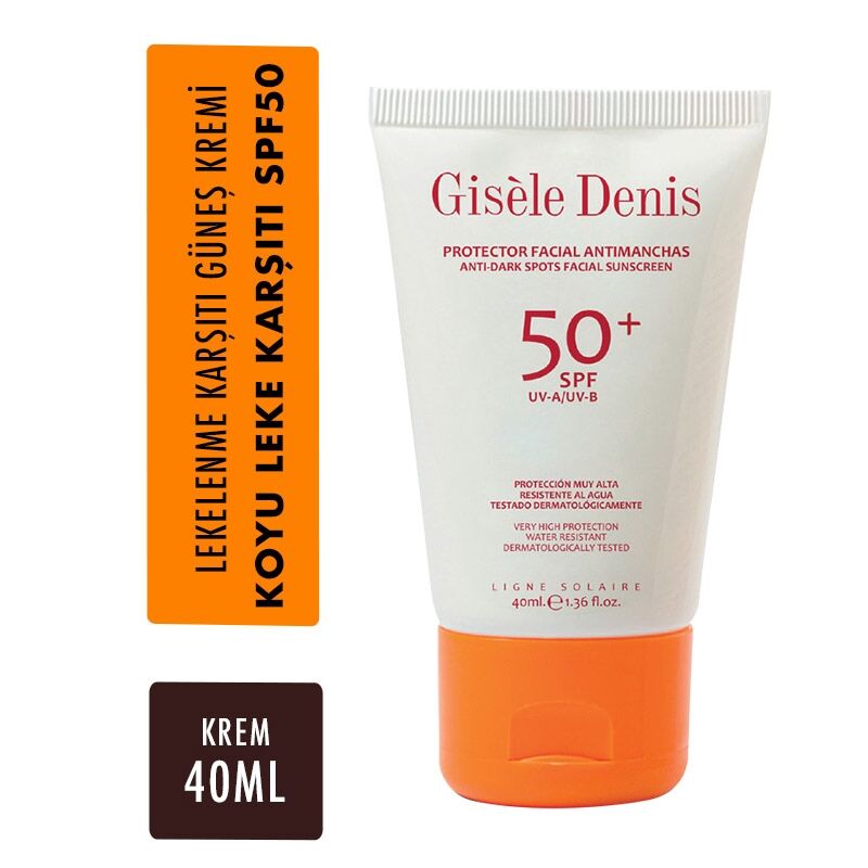 Гизель Дени Анти-пятна Солнцезащитный крем для лица SPF 50 40 мл