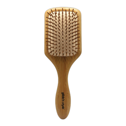 Glide'n Style Bamboo Eco Paddle Brush