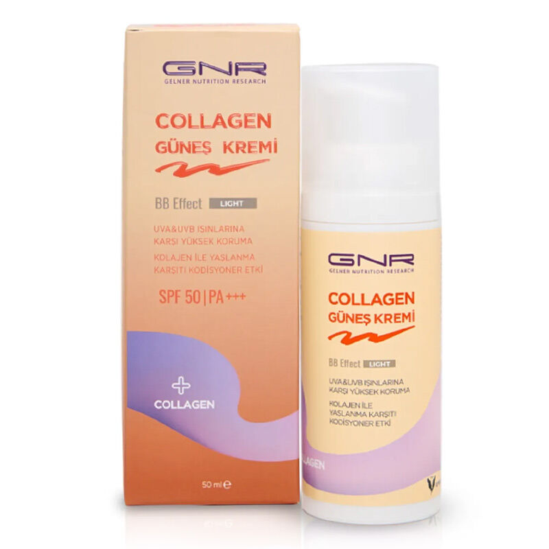 Gnr Collagen Sun Cream Spf 50 bb Effect Light 50 ml