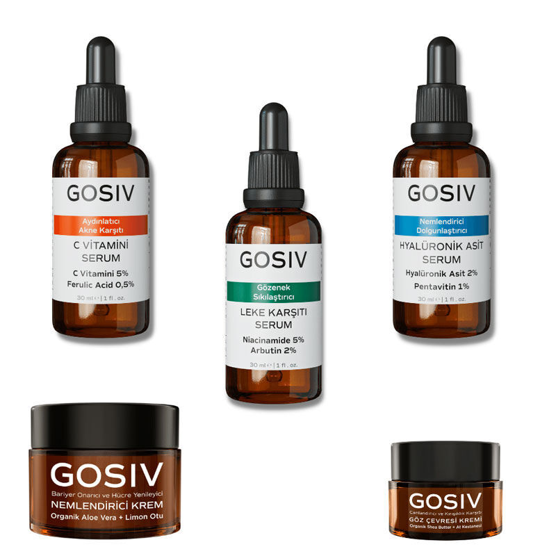 Gosiv Complementary Routine 5 product Skin Care Set