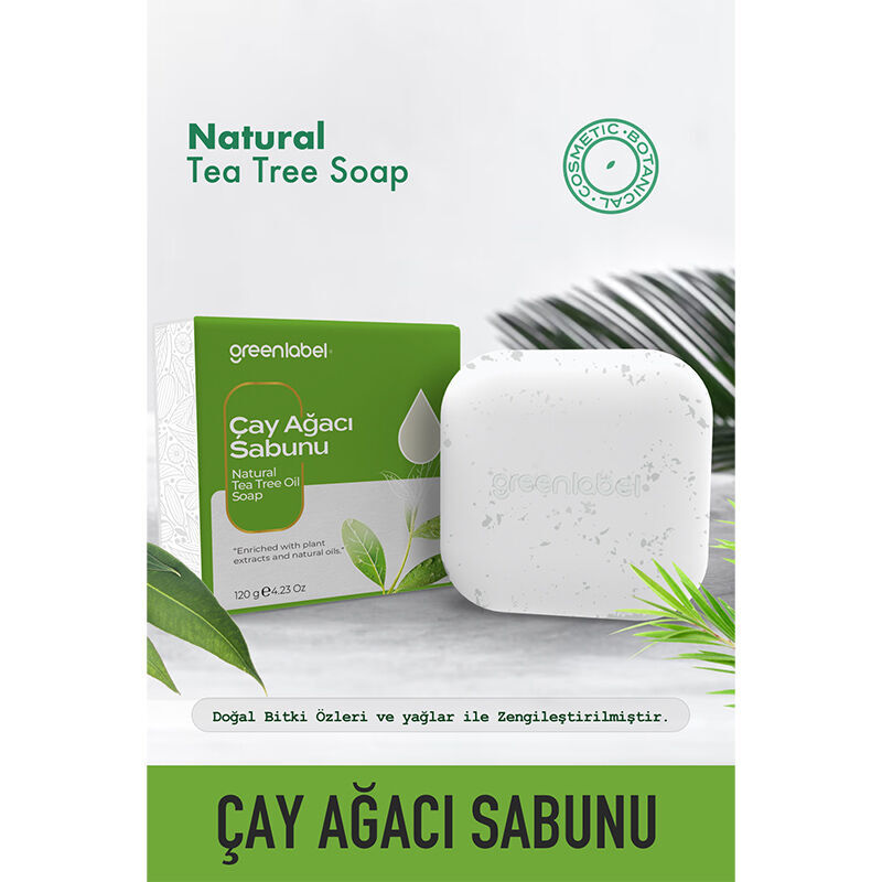 Greenlabel صابون شجرة الشاي من جرين ليبل 120 جرام