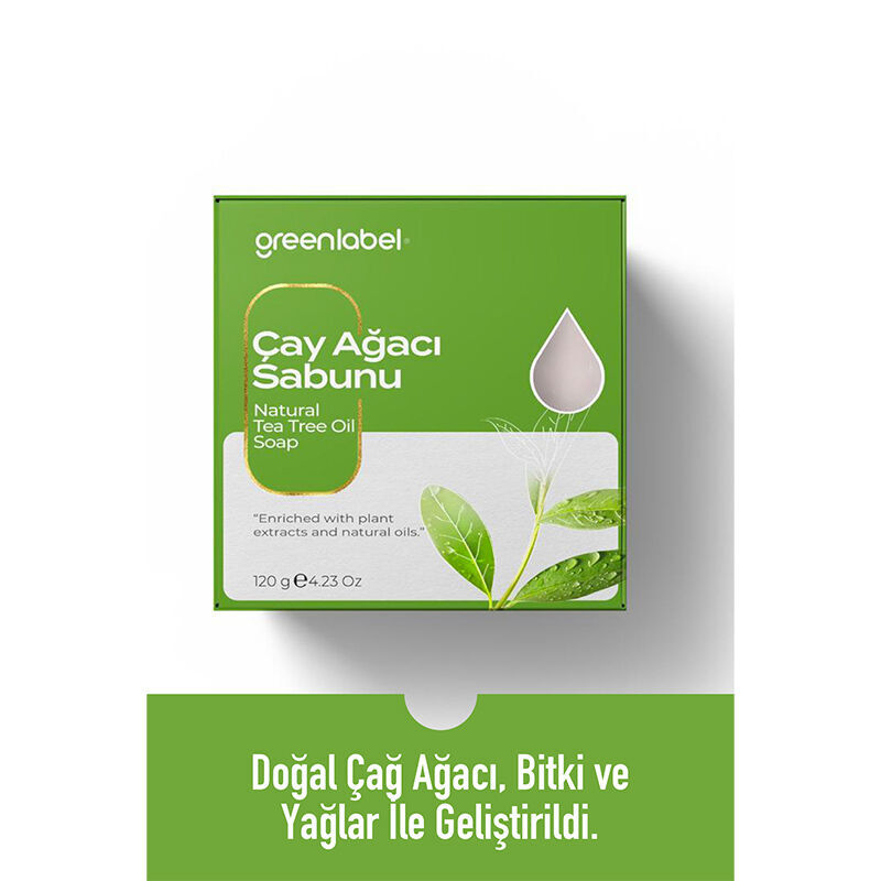 Greenlabel صابون شجرة الشاي من جرين ليبل 120 جرام