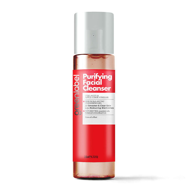Greenlabel Apple Cider Vinegar And Collagen Essence Facial Cleansing Gel 200 ml