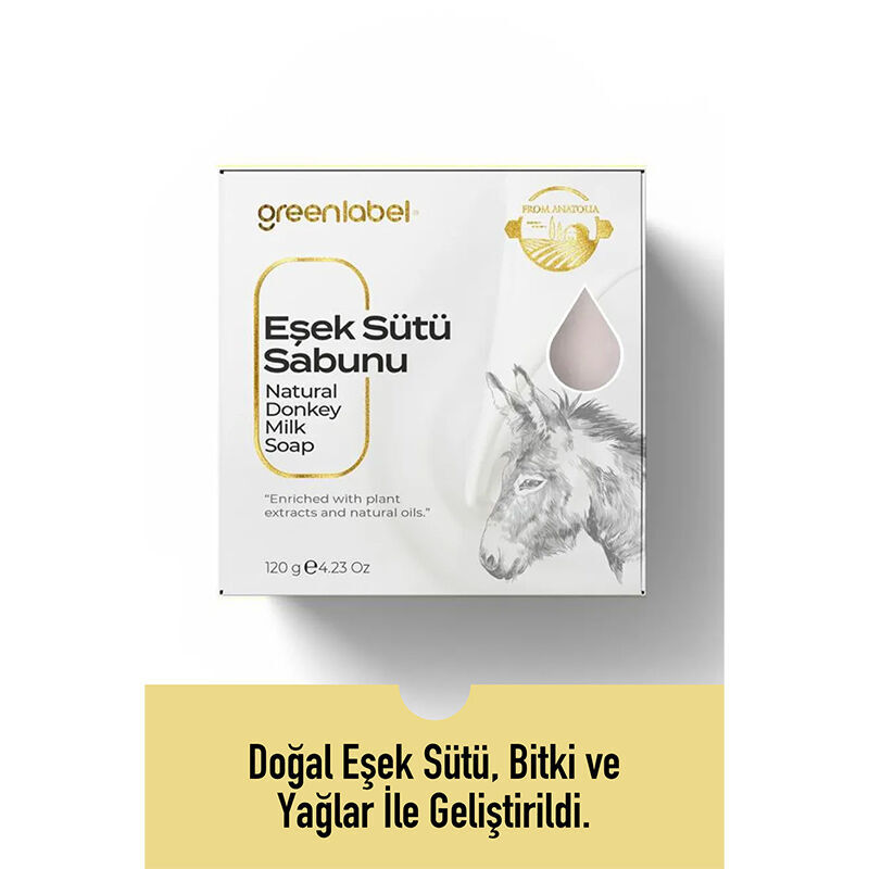 Мыло из ослиного молока Greenlabel 120 г