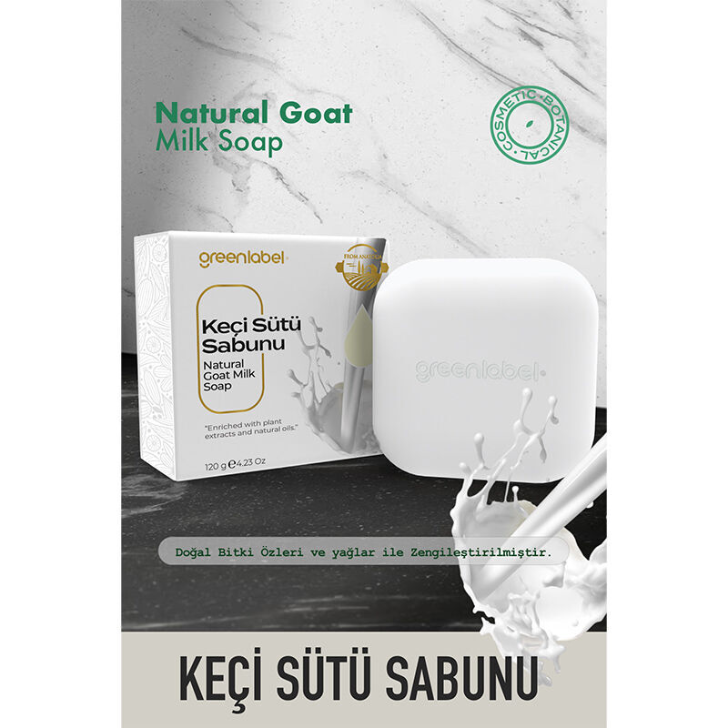 Greenlabel صابون حليب الماعز من جرين ليبل 120 جرام