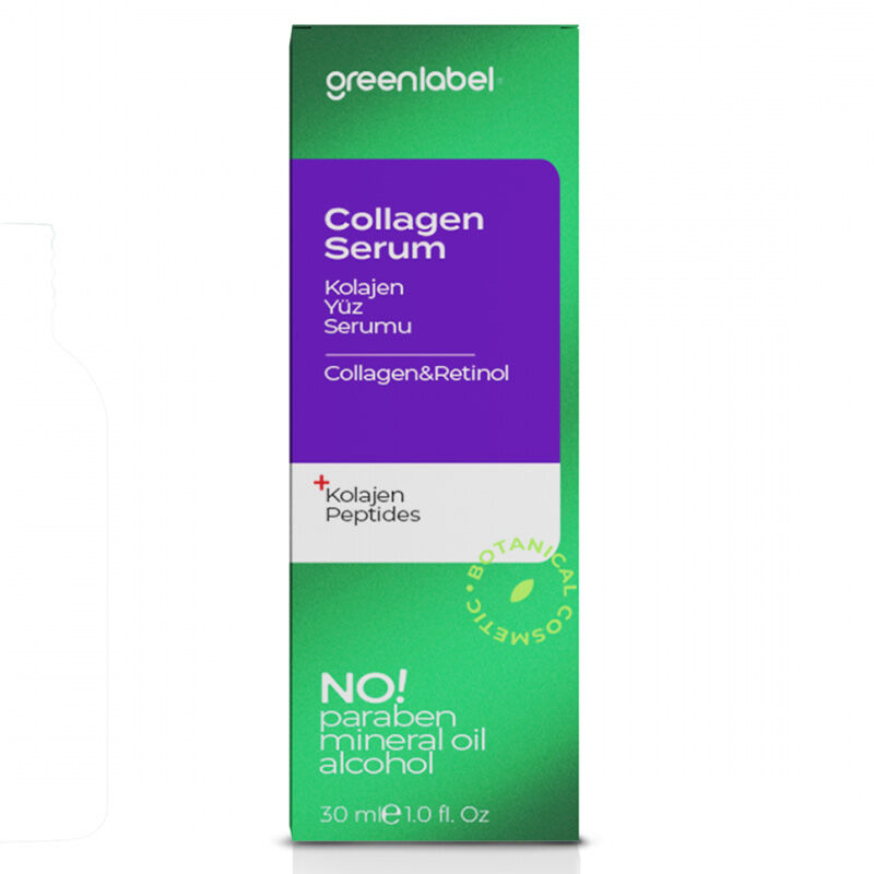 Greenlabel سيروم ببتيد الكولاجين وحمض الهيالورونيك من جرين ليبل 30 مل