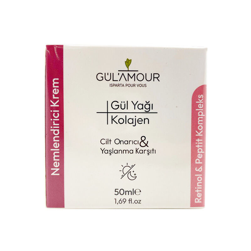 Gülamor Moisturizing Cream With Rose Oil And Collagen 50 ml