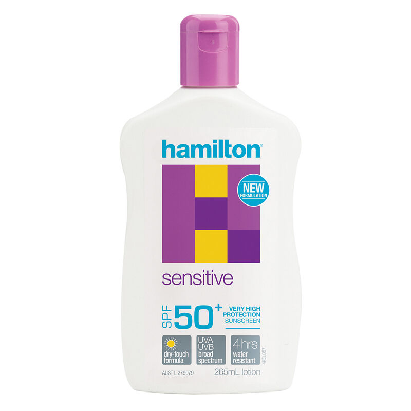 Hamilton Sensitive Spf50+ Sunscreen Lotion 265 ml