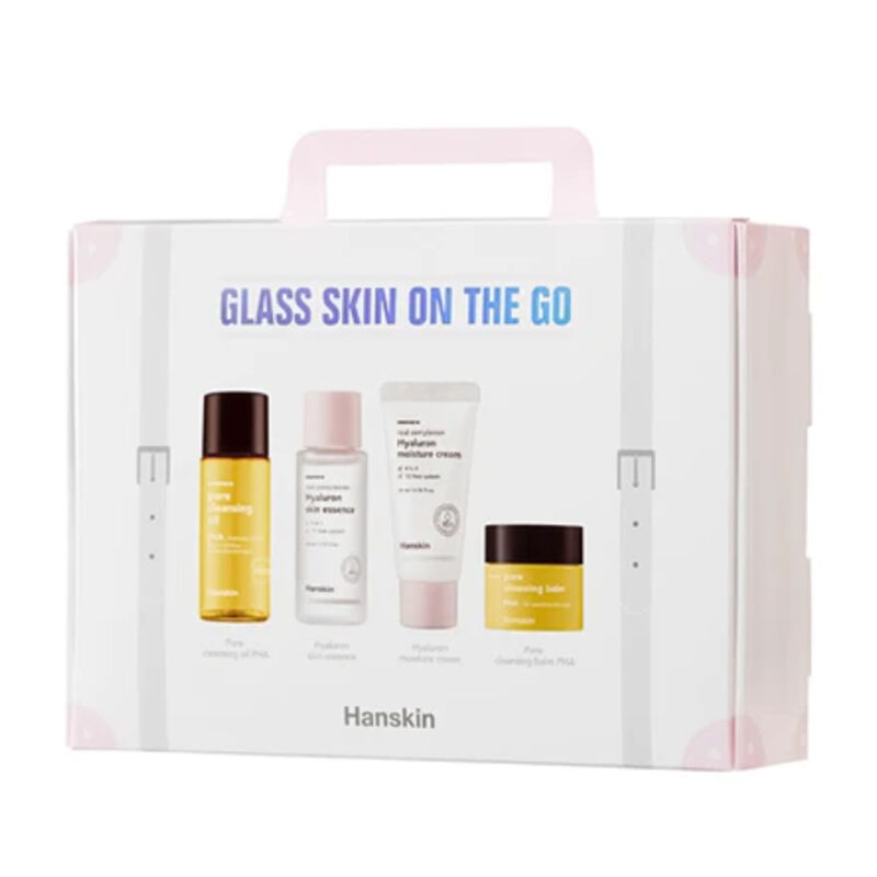 Hanskin Reisegröße Glas Hautpflege Set