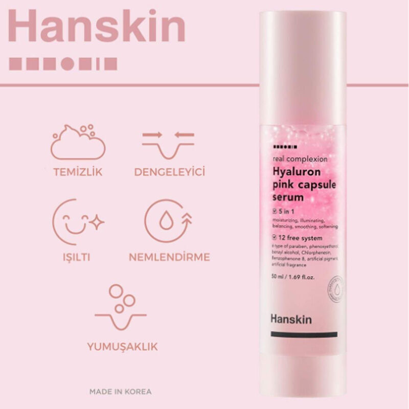 Сыворотка с гиалуроном Hanskin Pink Capsule 50 мл