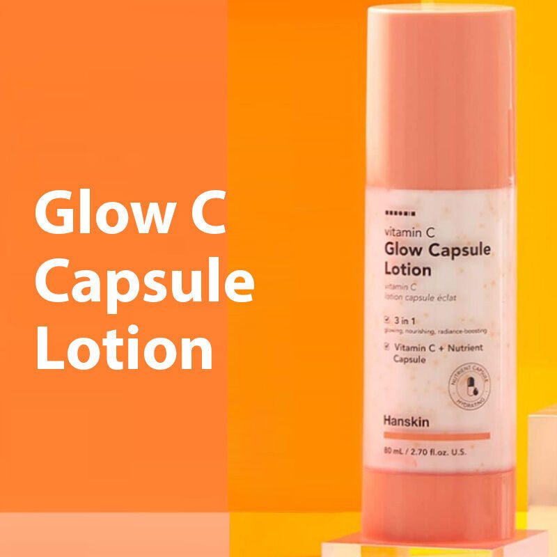 Hanskin Vitamin C Glow Kapsel Lotion - Aufhellende Feuchtigkeitscreme 80ml
