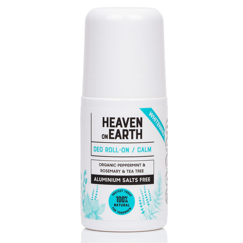 Heaven On Earth 100% Natural Organic Whitening Roll On Calm 50 ml