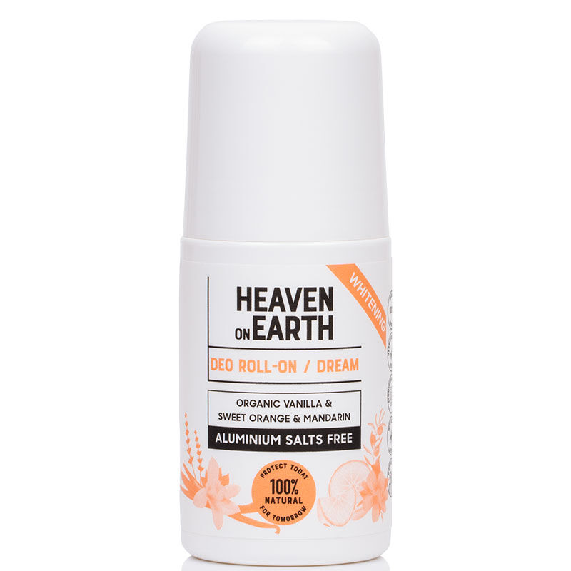 Heaven On Earth 100% Natural Organic Whitening Roll On Vanilla 50 ml
