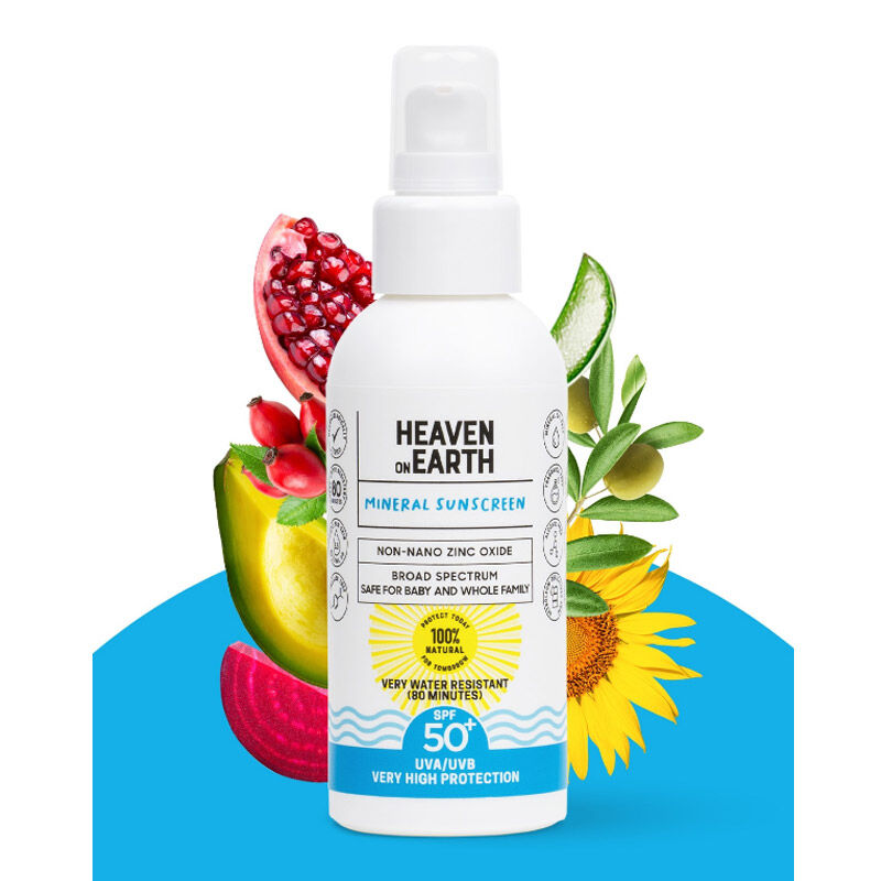 Heaven On Earth Mineral Spf50+ Sunscreen 100 ml