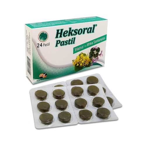 Mega Farma Hexoral Pastille Linden And African Geranium 24 pcs