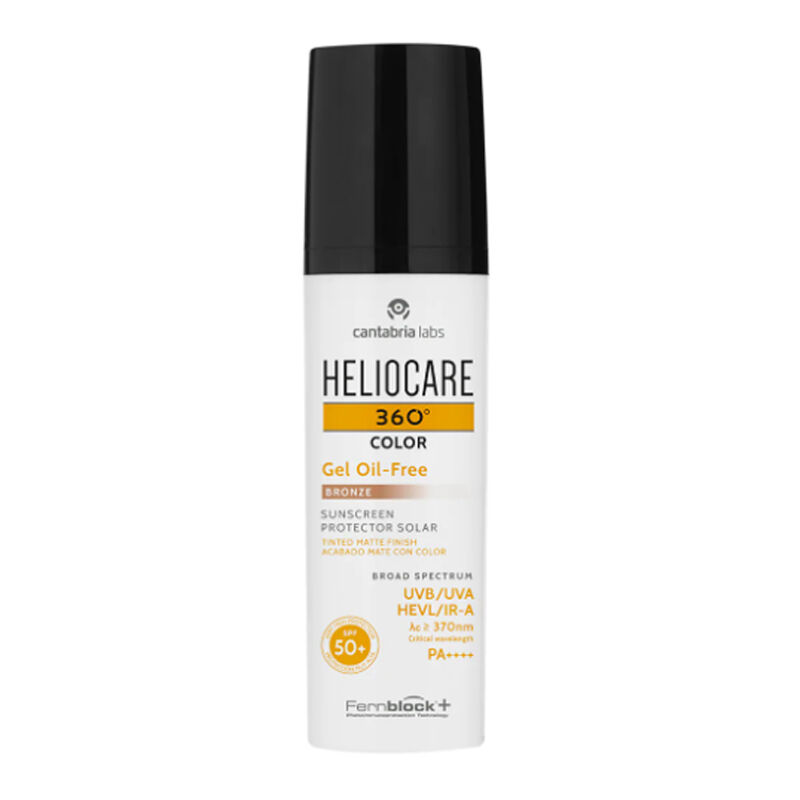 Heliocare 360 color Gel Oil Free Spf50+ Sunscreen 50 ml - Bronze