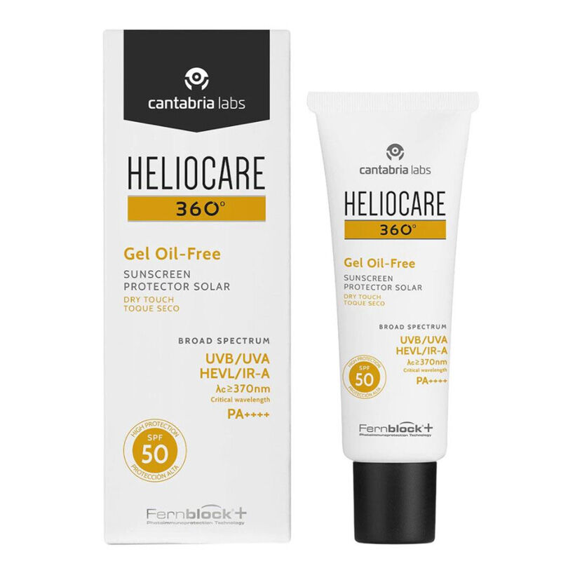 Heliocare 360 oil-free Spf+50 gel Sunscreen 50 ml