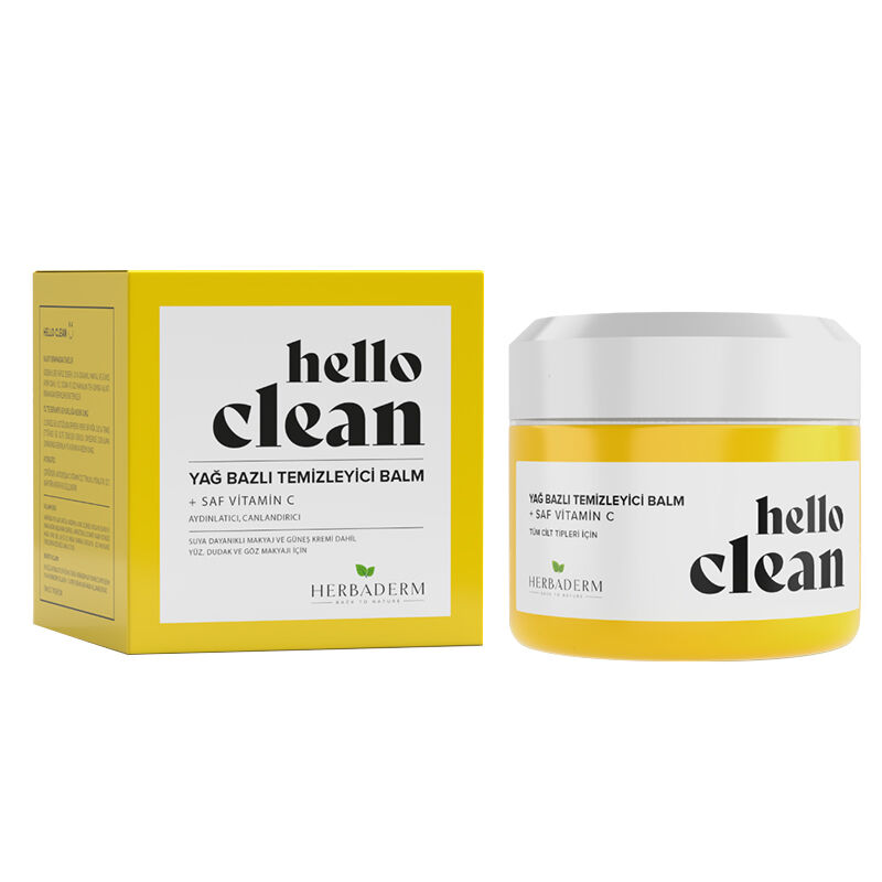 Herbaderm Hello Clean Oil-based Cleansing Balm 100 ml | Pure Vitamin C