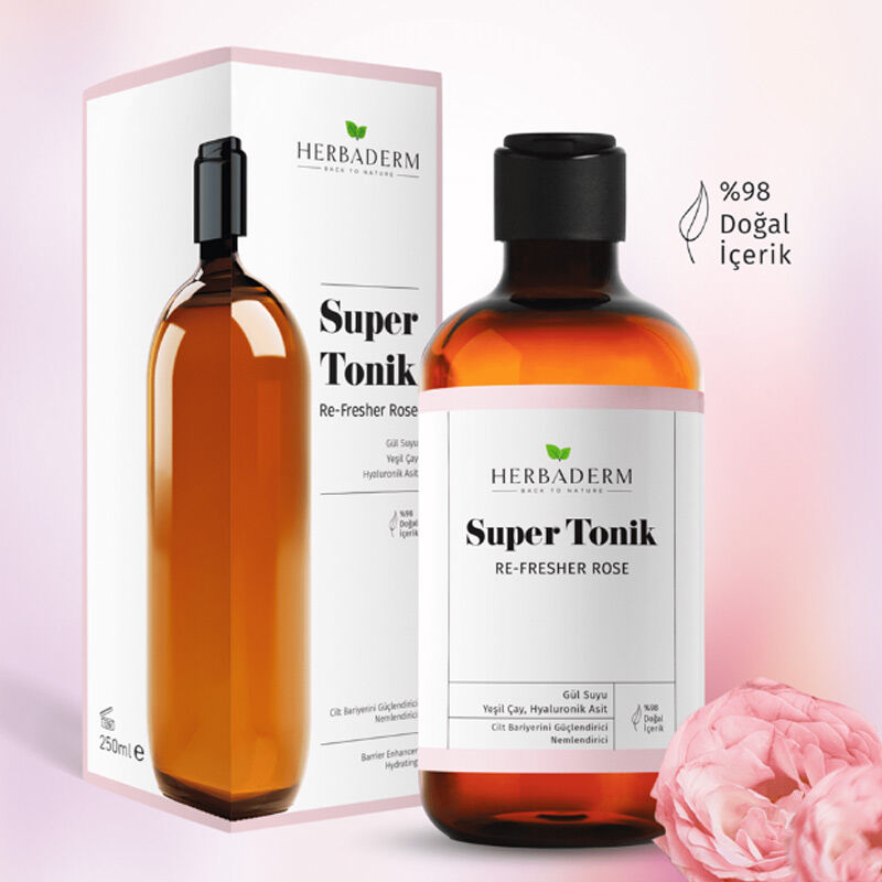 Herbaderm Rosen Super Tonic - Re-Fresher 250ml