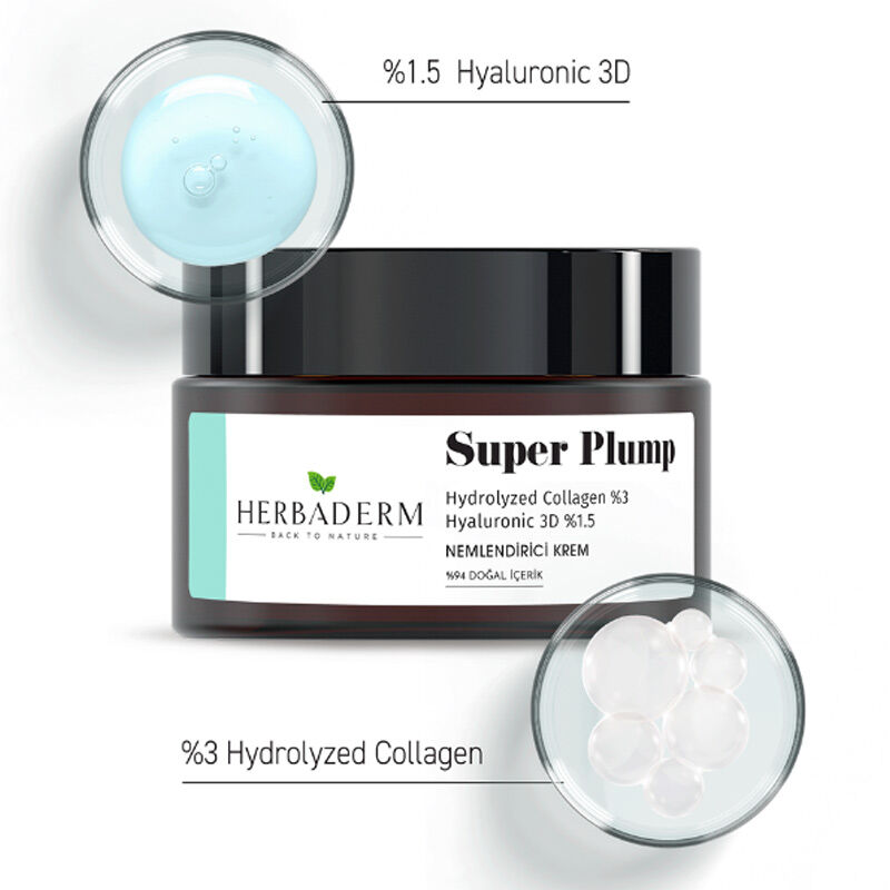 Крем для лица увлажняющий Herbaderm Super Plump 50 мл