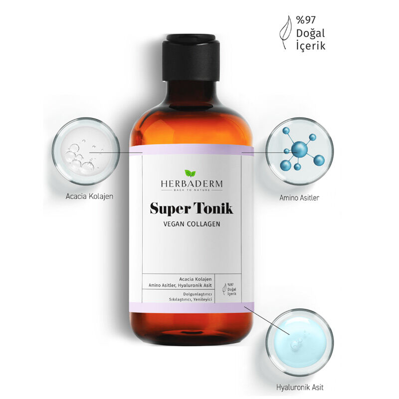 Herbaderm Veganes Kollagen Plumping Tonic 250ml