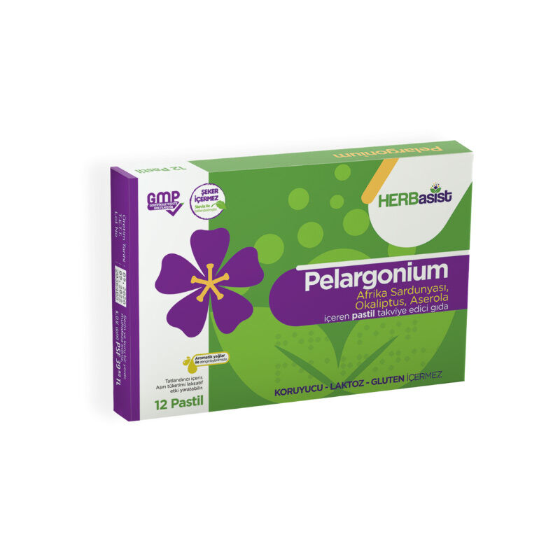 Herbasist Pelargonium Lozenge 12 pcs