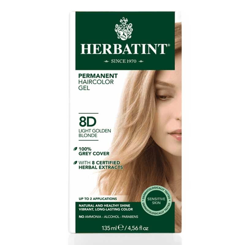 Herbatint Hair Dye 8 d Blond Clair Dore