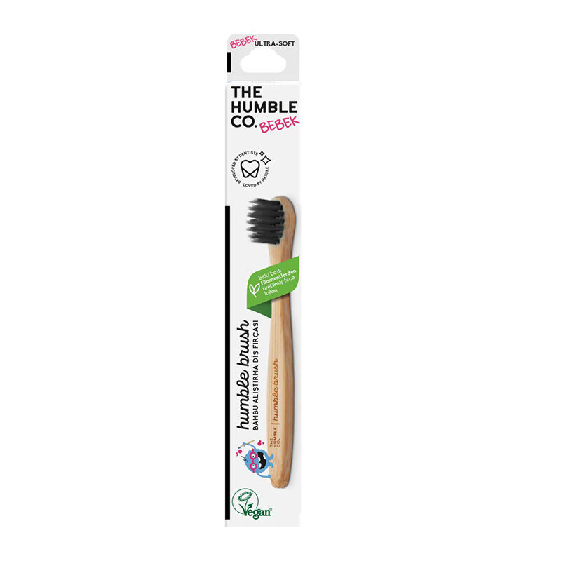 Humble Brush Baby Bamboo Training Toothbrush - Black