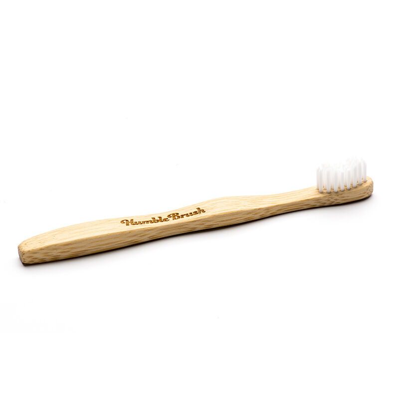 Humble Brush Natural Soft Kids Toothbrush - White