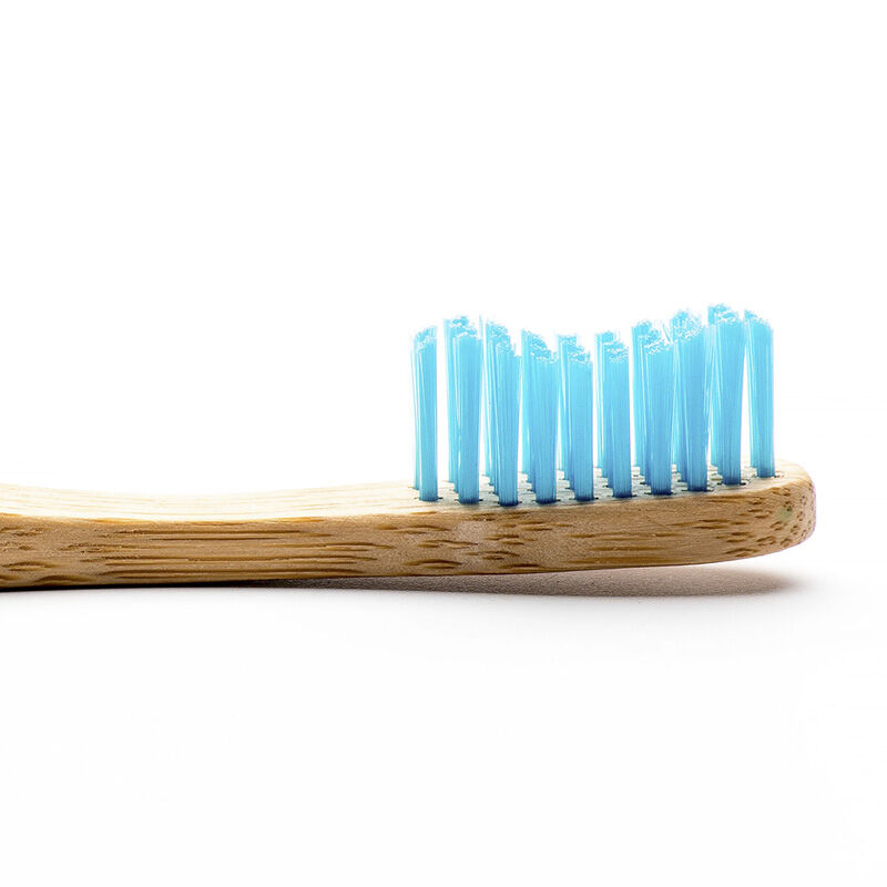 Humble Brush natürliche weiche blaue Erwachsenen-Zahnbürste - umweltfreundlich