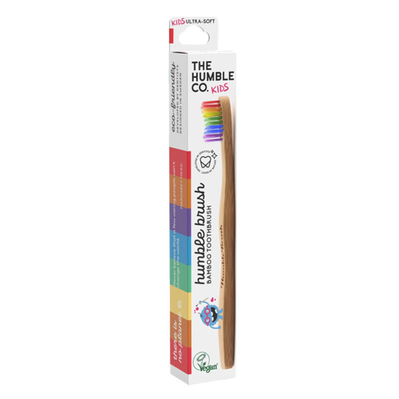 Детская зубная щетка Humble Brush Ультрамягкая Радуга