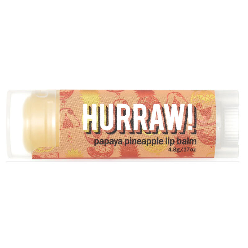 Hurraw Papaya Pineapple Lip Balm - Pineapple 4.8 gr