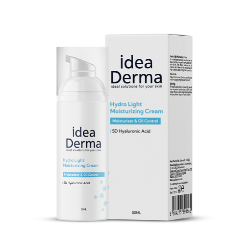 İdea Derma كريم مرطب خفيف بحمض الهيالورونيك من إيديا ديرما 5 أيام 50 مل