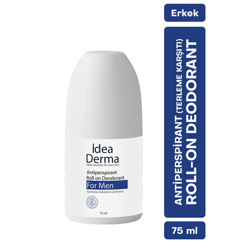 İdea Derma مزيل عرق آيديا ديرما رول أون مضاد للتعرق 75 مل للرجال
