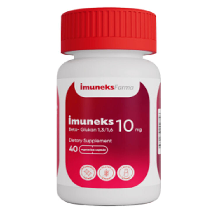 İmuneks Farma Food Supplement Containing 10 mg Beta Glucan 40 capsules