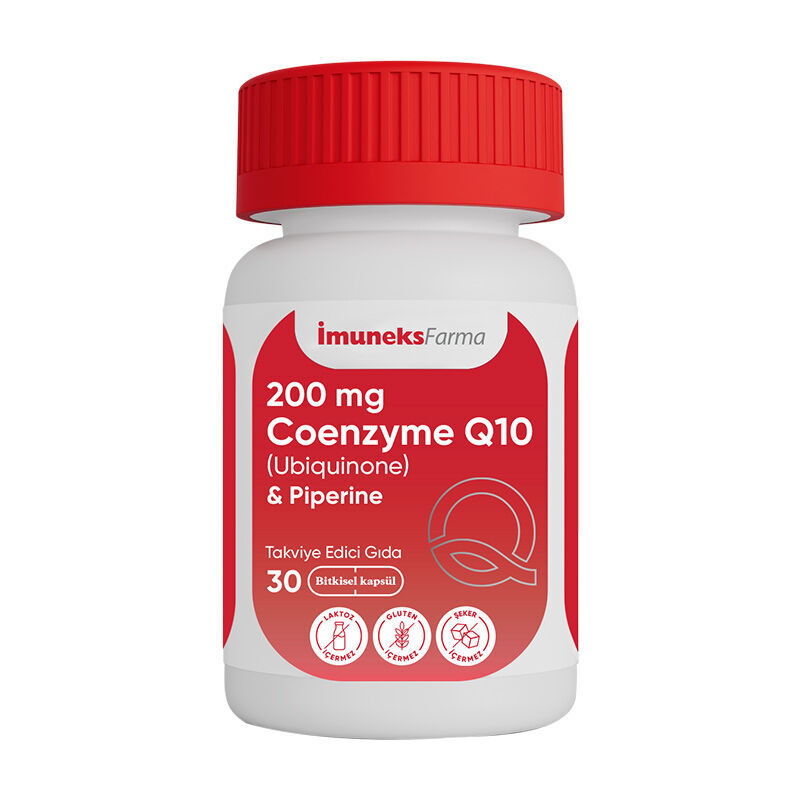 İmuneks Farma 200 mg Coenzyme Q10 food Supplement 30 capsules