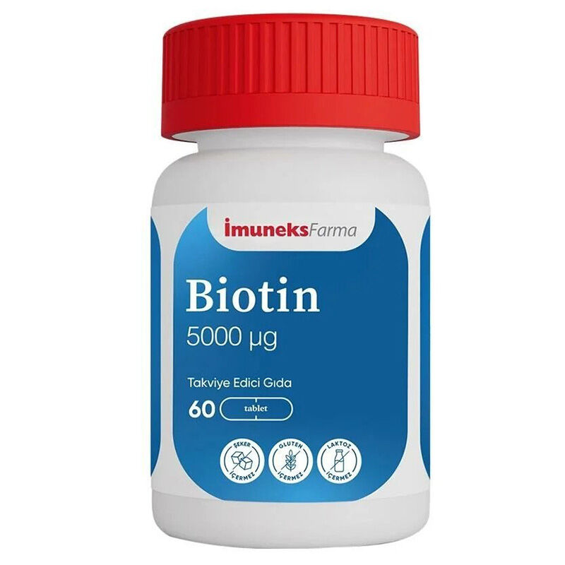 İmuneks Farma Biotin 5000µg 60 units