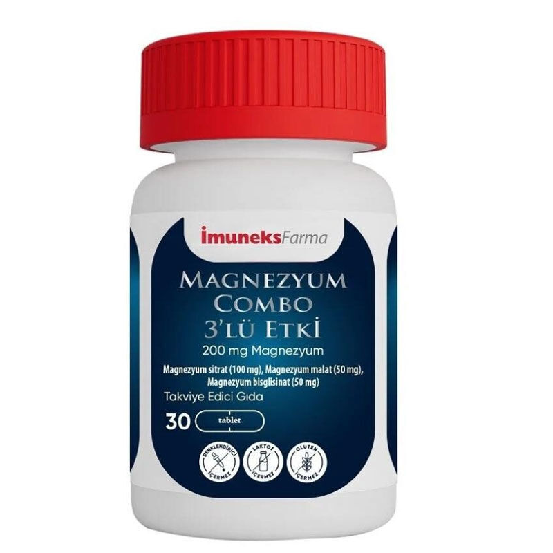 İmuneks Farma Magnesium Combo Triple Effect 30 tablets