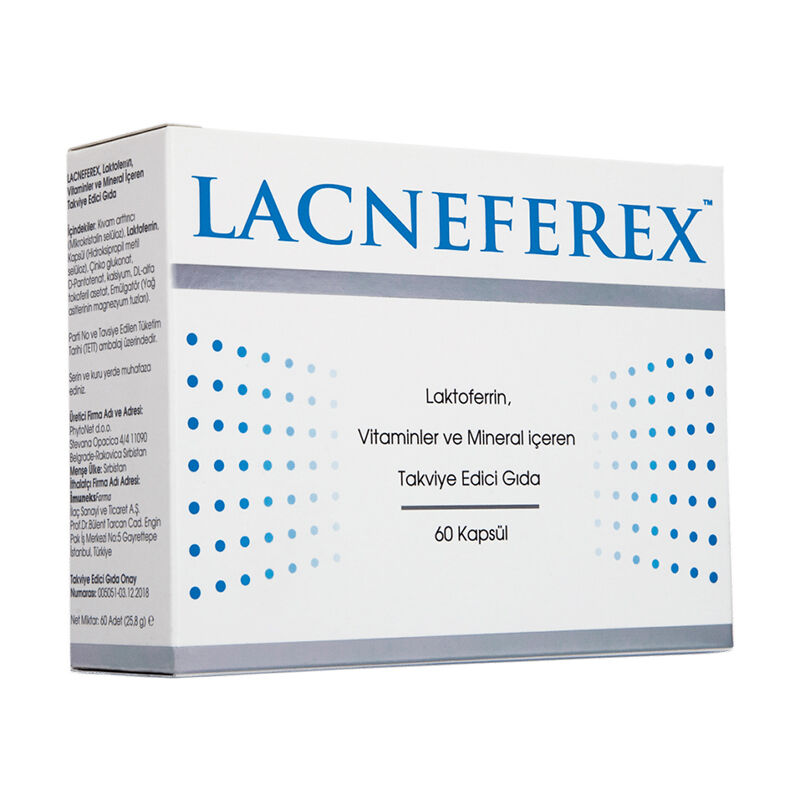 İmuneks Lacneferex Supplementary Food 60 capsules