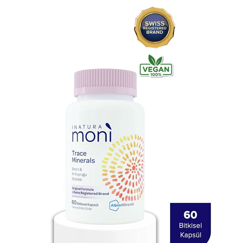 Inatura Moni Trace Biotin & Schachtelhalm Multivitamin 60 Kapseln