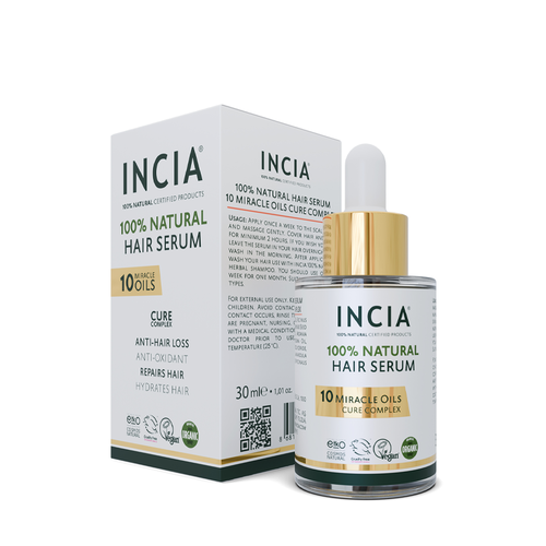 Incia 100% Natural 10 miraculous Oil Hair Care Serum 30 ml