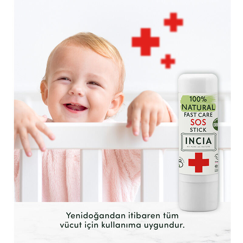 INCIA Natural SOS Stick 6g - Beruhigende, Heilende Linderung