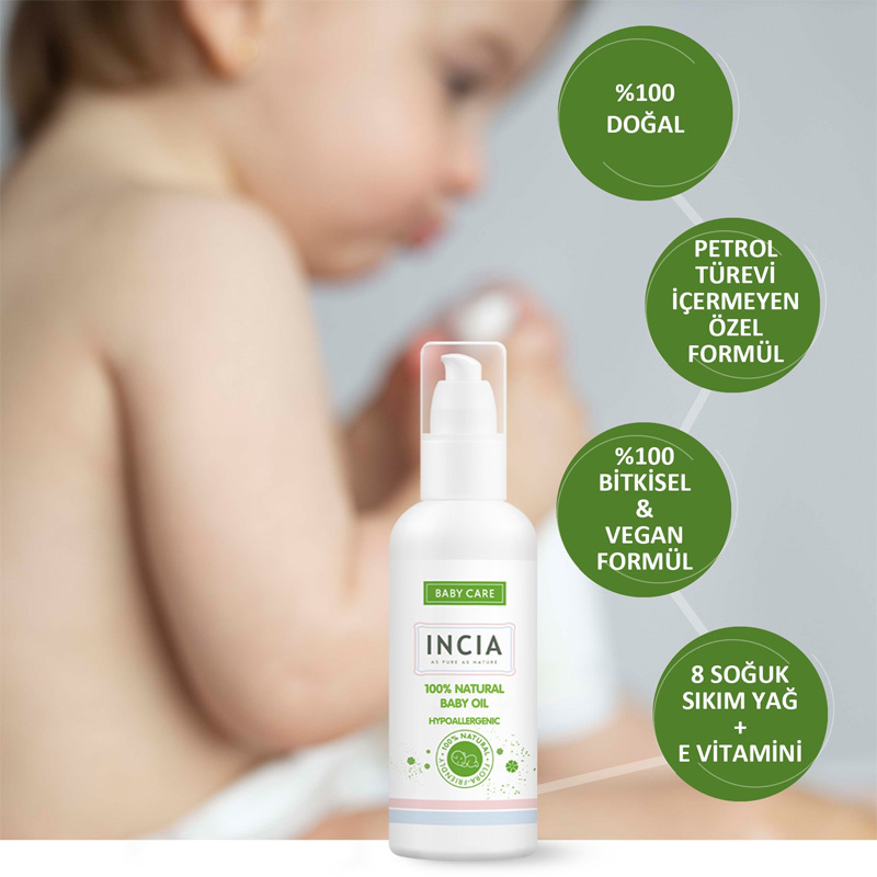 Incia Natural Baby Oil 110 ml